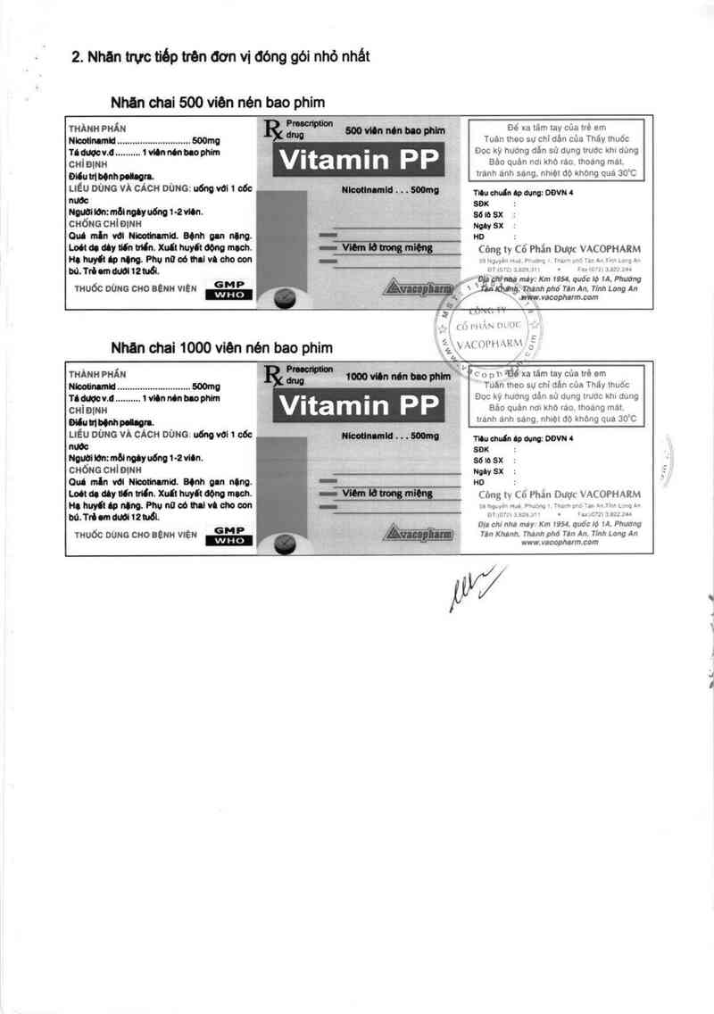 thông tin, cách dùng, giá thuốc Vitamin PP - ảnh 10