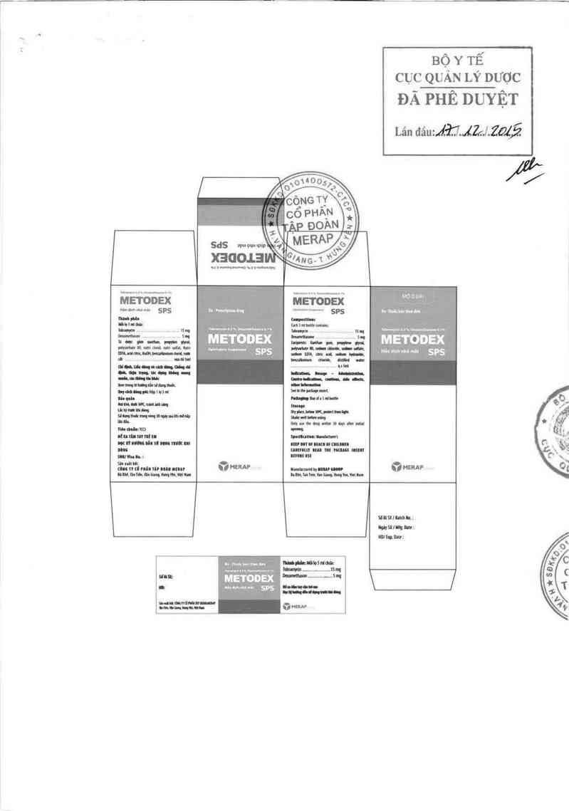 thông tin, cách dùng, giá thuốc Metodex SPS - ảnh 0