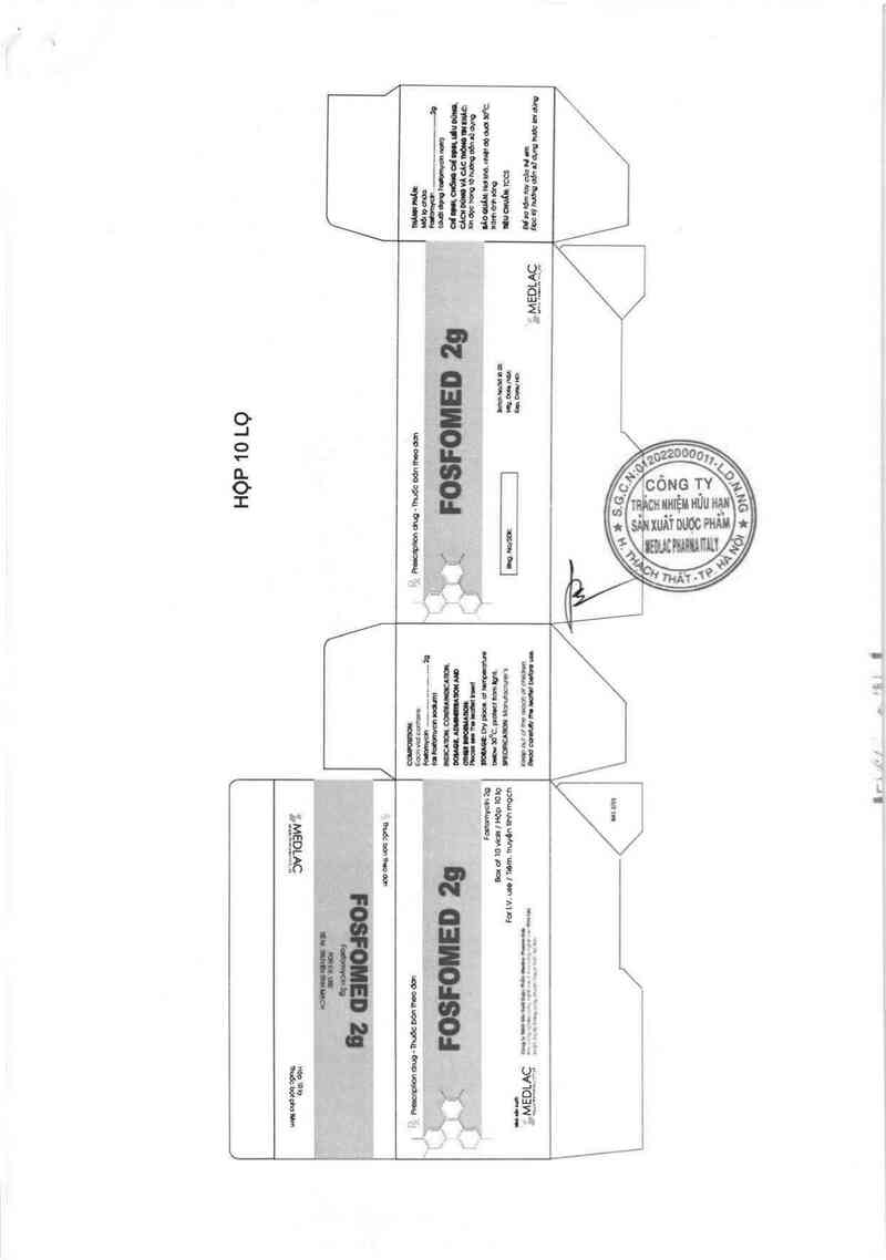 thông tin, cách dùng, giá thuốc Fosfomed 2g - ảnh 2