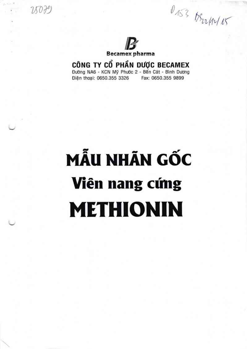 thông tin, cách dùng, giá thuốc Methionin 250mg - ảnh 0