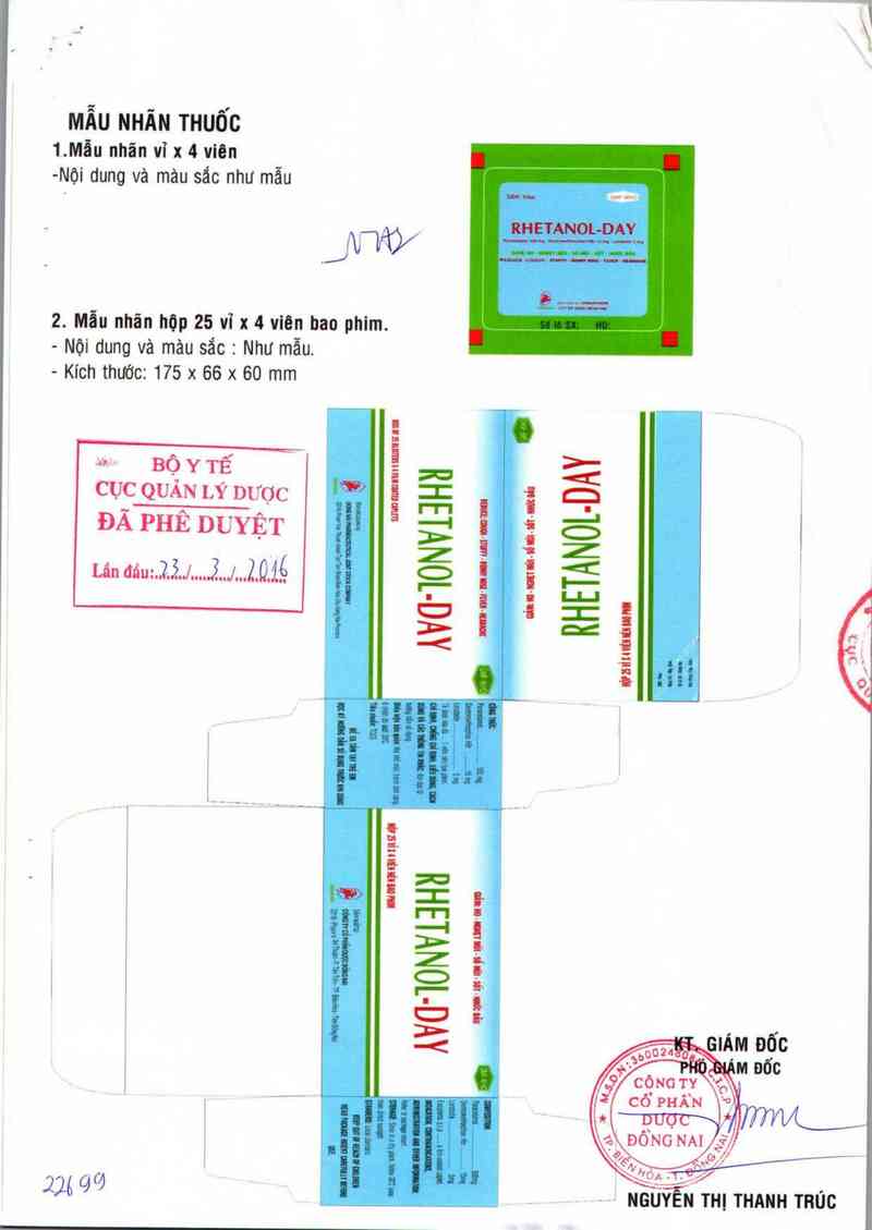 thông tin, cách dùng, giá thuốc Rhetanol - Day - ảnh 0