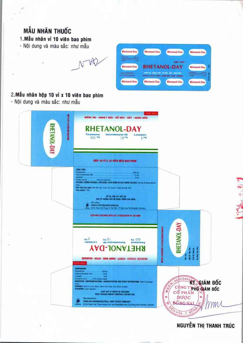 thông tin, cách dùng, giá thuốc Rhetanol - Day - ảnh 2
