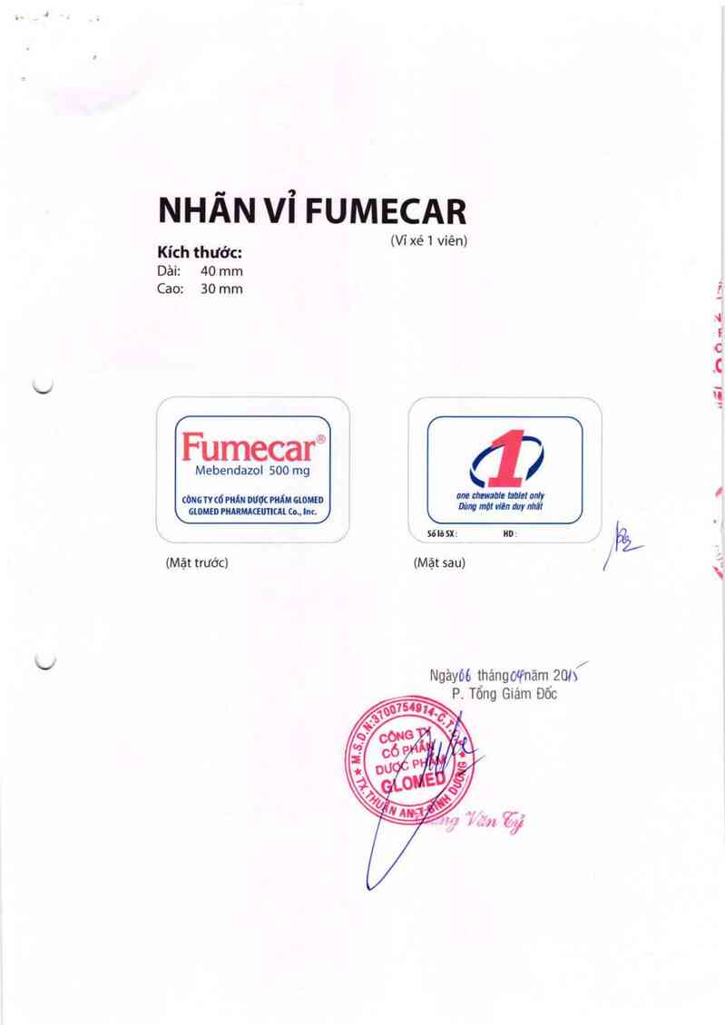 thông tin, cách dùng, giá thuốc Fumecar - ảnh 6