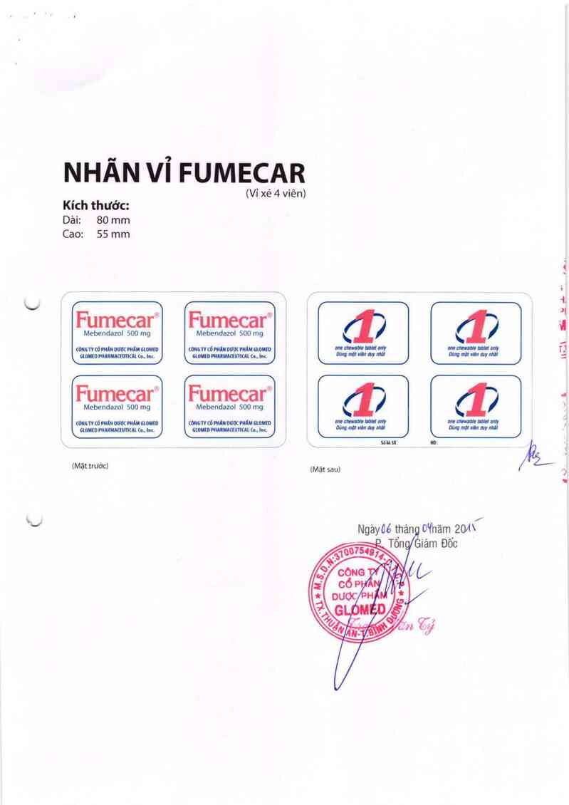 thông tin, cách dùng, giá thuốc Fumecar - ảnh 8