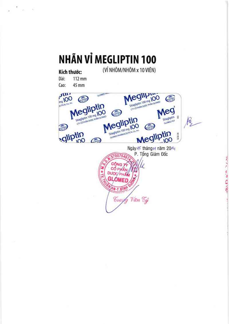 thông tin, cách dùng, giá thuốc Megliptin 100 - ảnh 7