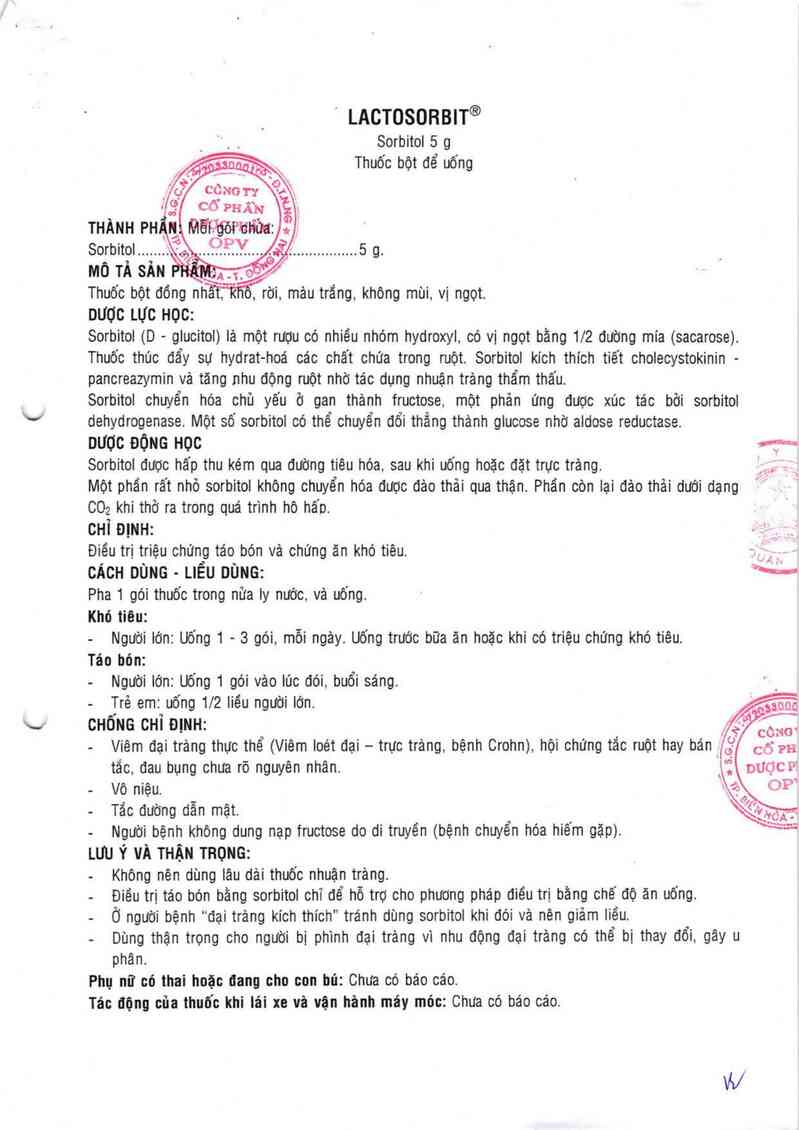 thông tin, cách dùng, giá thuốc Lactosorbit - ảnh 1