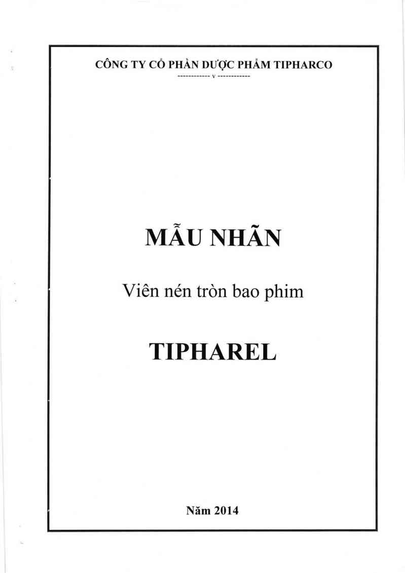 thông tin, cách dùng, giá thuốc Tipharel - ảnh 0