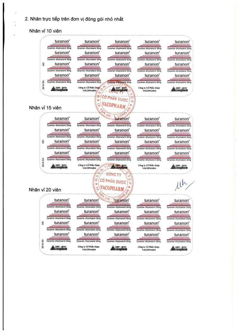 thông tin, cách dùng, giá thuốc Turanon - ảnh 13