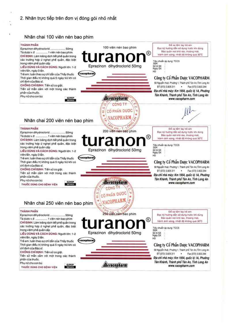 thông tin, cách dùng, giá thuốc Turanon - ảnh 14