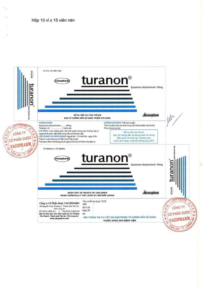 thông tin, cách dùng, giá thuốc Turanon - ảnh 5