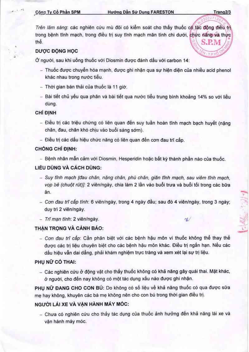 thông tin, cách dùng, giá thuốc Fareston - ảnh 2