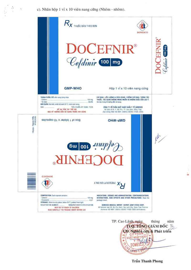 thông tin, cách dùng, giá thuốc Docefnir 100 mg - ảnh 3