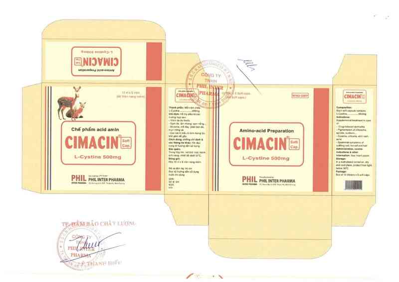 thông tin, cách dùng, giá thuốc Cimacin - ảnh 1