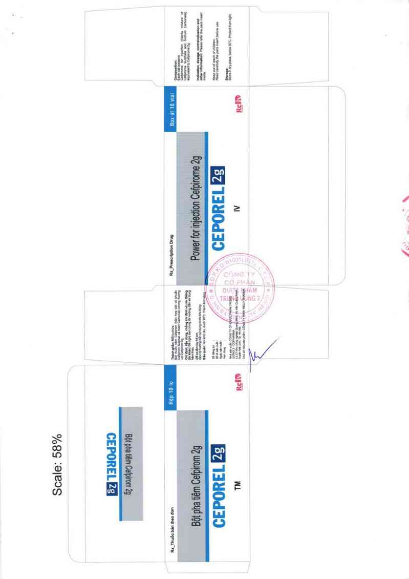 thông tin, cách dùng, giá thuốc Ceporel 2g - ảnh 1
