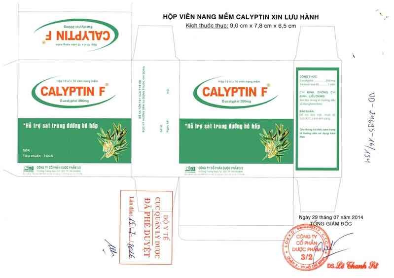 thông tin, cách dùng, giá thuốc Calyptin F - ảnh 0