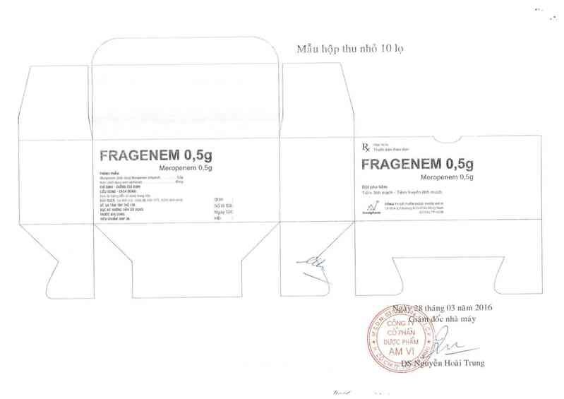 thông tin, cách dùng, giá thuốc Fragenem 0,5 g - ảnh 1