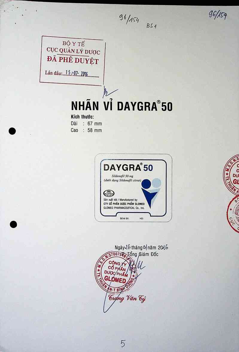 thông tin, cách dùng, giá thuốc Daygra 50 - ảnh 0