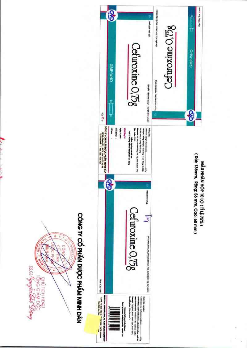 thông tin, cách dùng, giá thuốc Cefuroxime 0,75g - ảnh 2