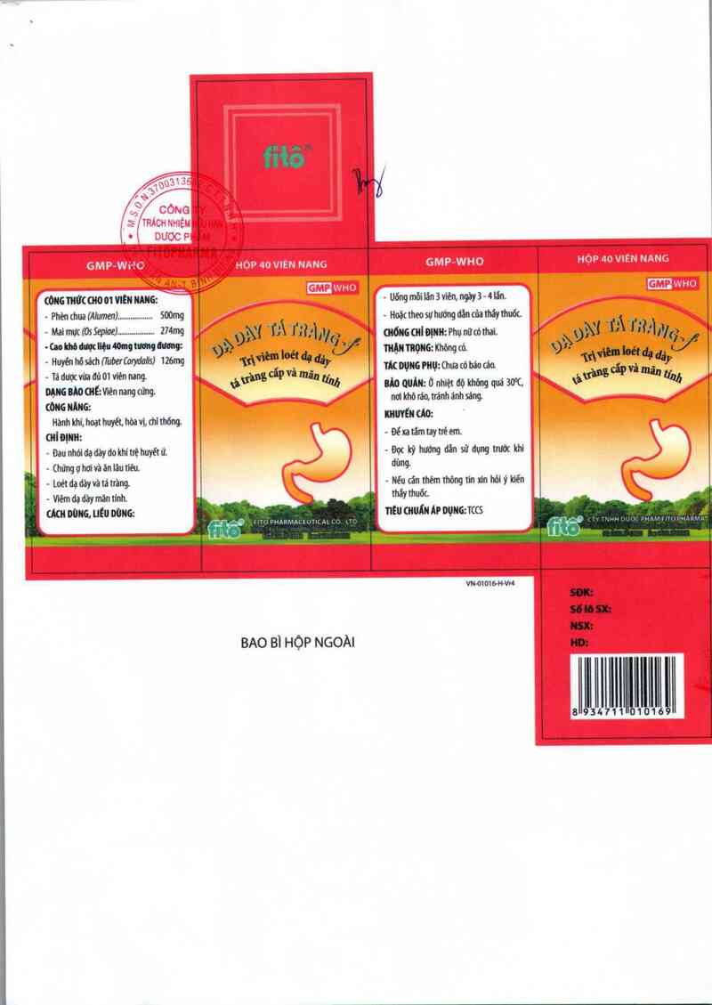 thông tin, cách dùng, giá thuốc Dạ dày tá tràng-f - ảnh 1