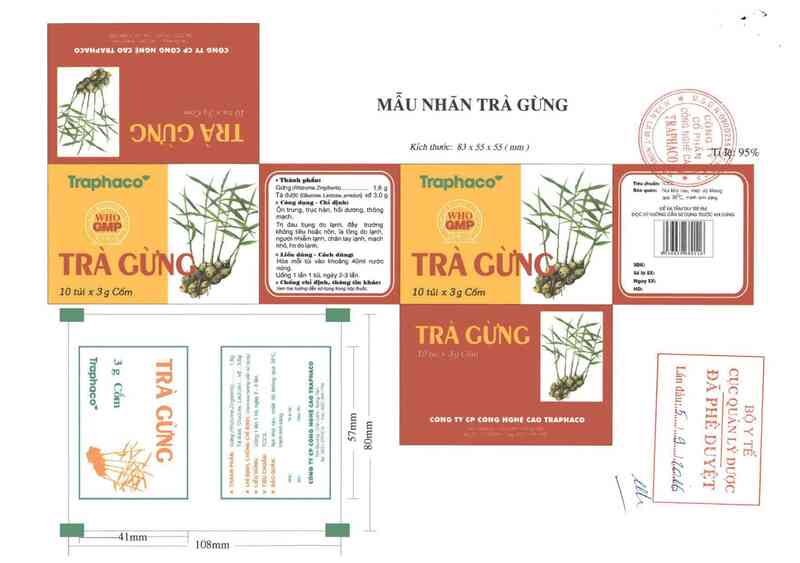 thông tin, cách dùng, giá thuốc Trà gừng - ảnh 2