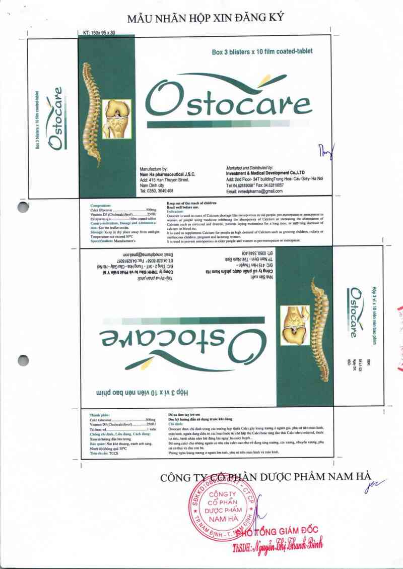 thông tin, cách dùng, giá thuốc Ostocare - ảnh 1