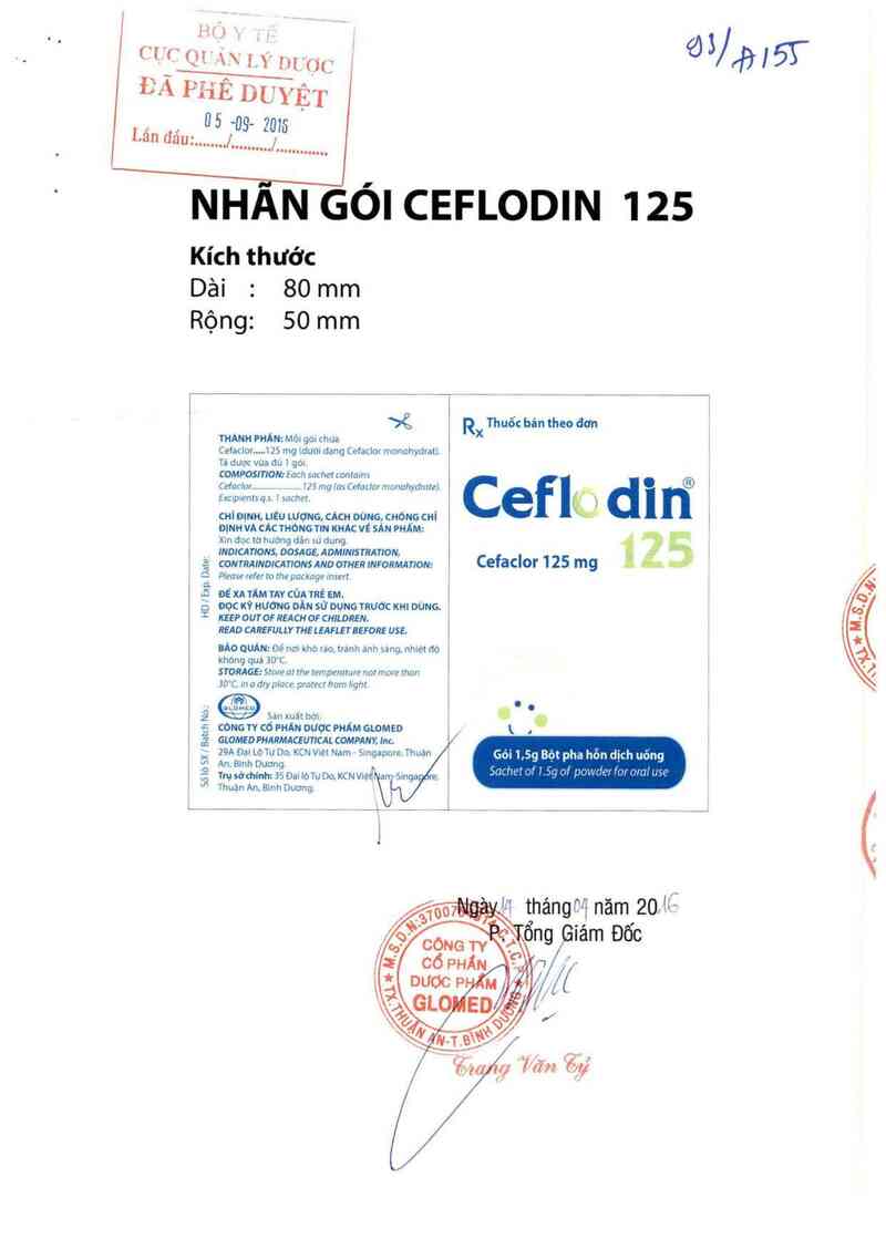 thông tin, cách dùng, giá thuốc Ceflodin 125 - ảnh 0