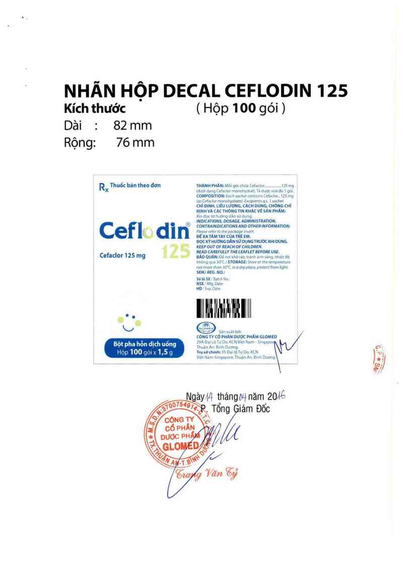 thông tin, cách dùng, giá thuốc Ceflodin 125 - ảnh 4