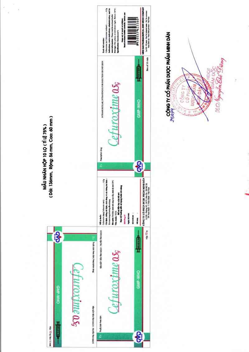thông tin, cách dùng, giá thuốc Cefuroxime 0,5g - ảnh 2
