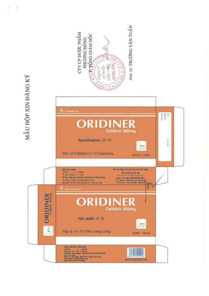 thông tin, cách dùng, giá thuốc Oridiner 300mg - ảnh 10