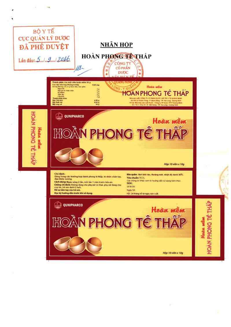 thông tin, cách dùng, giá thuốc Hoàn phong tê thấp - ảnh 0