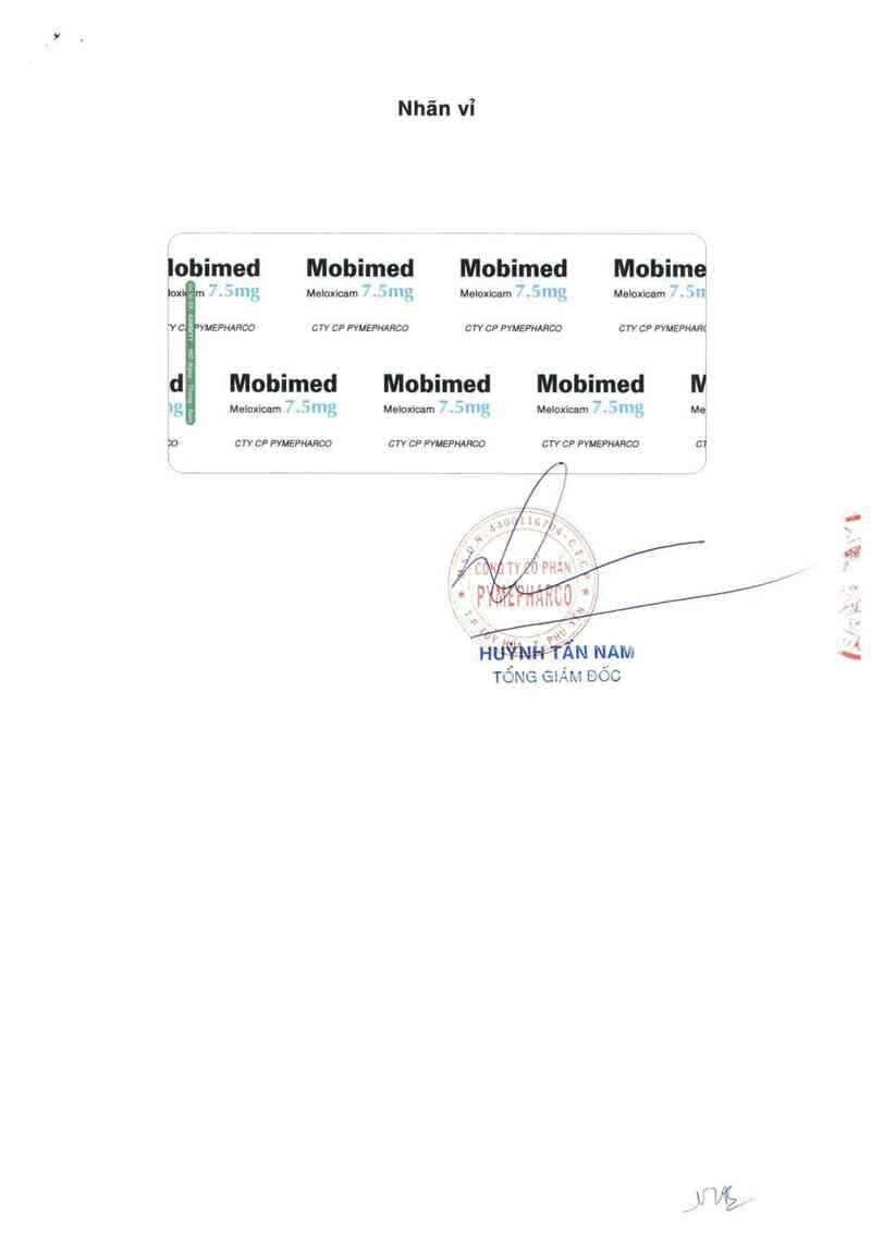 thông tin, cách dùng, giá thuốc Mobimed 7.5 - ảnh 1