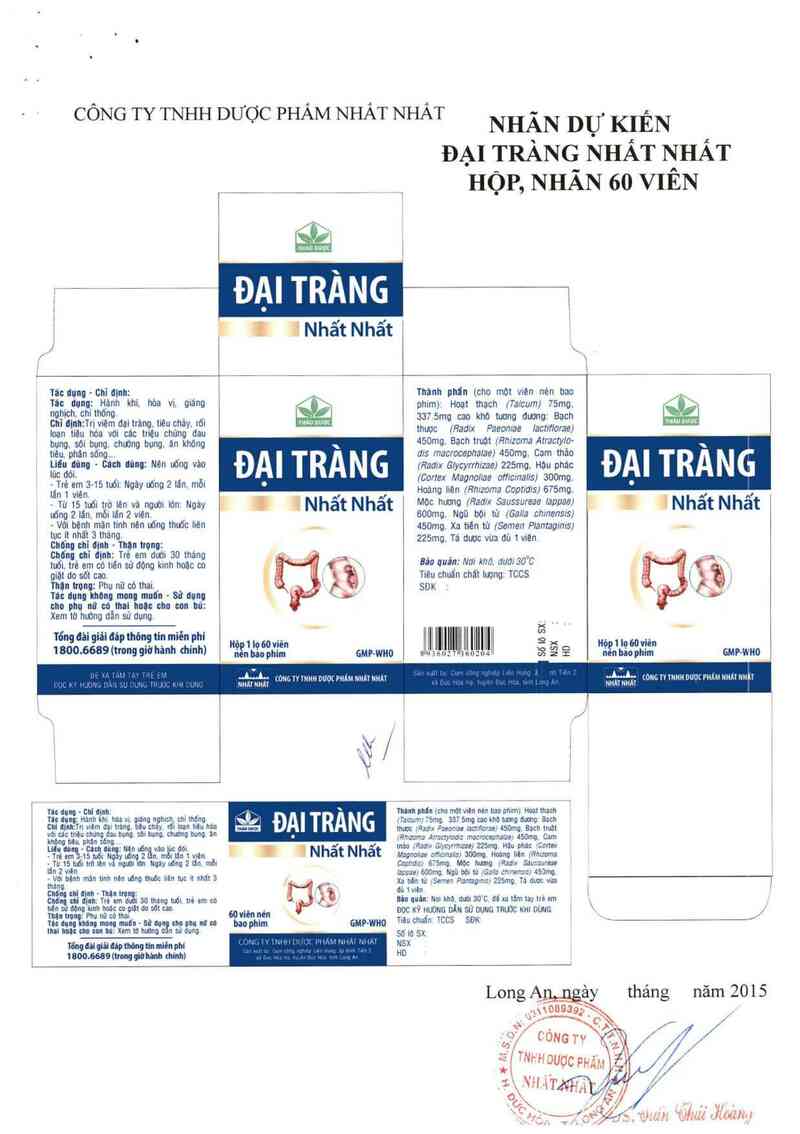 thông tin, cách dùng, giá thuốc Đại tràng nhất nhất - ảnh 4