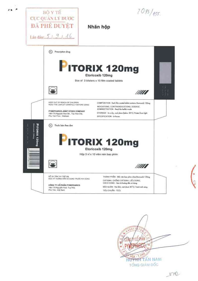 thông tin, cách dùng, giá thuốc Pitorix 120 mg - ảnh 0