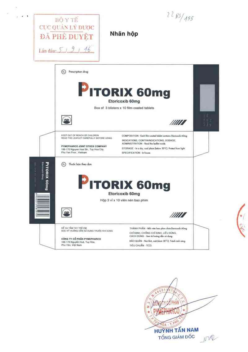 thông tin, cách dùng, giá thuốc Pitorix 60 mg - ảnh 0