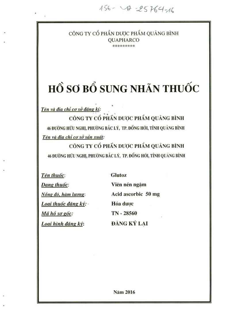 thông tin, cách dùng, giá thuốc Glutoz - ảnh 0