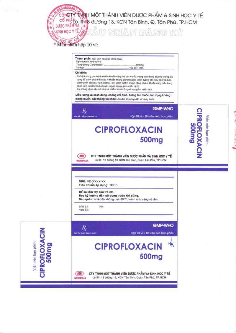 thông tin, cách dùng, giá thuốc Ciprofloxacin 500mg - ảnh 2