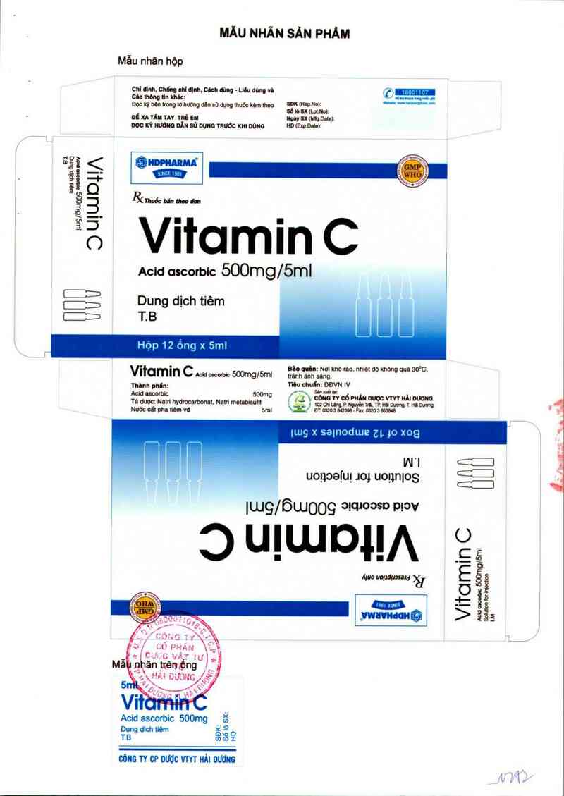 thông tin, cách dùng, giá thuốc Vitamin C - ảnh 1