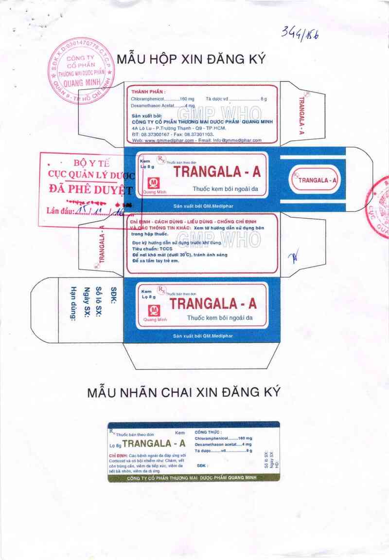 thông tin, cách dùng, giá thuốc Trangala - A - ảnh 0