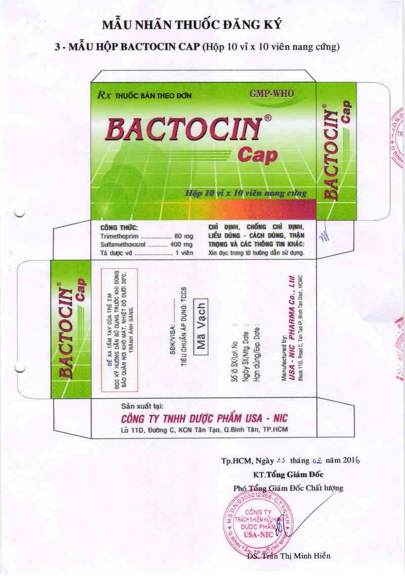 thông tin, cách dùng, giá thuốc Bactocin Cap - ảnh 1