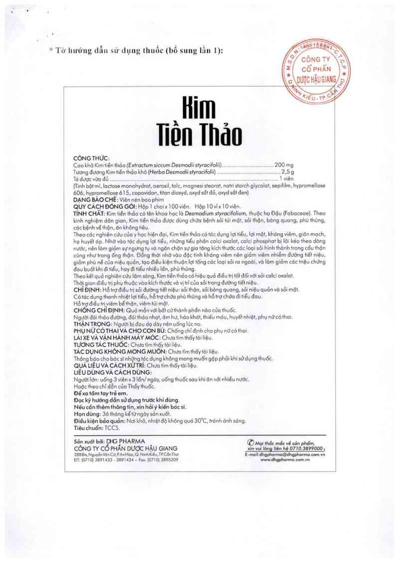 thông tin, cách dùng, giá thuốc Kim tiền thảo - ảnh 4