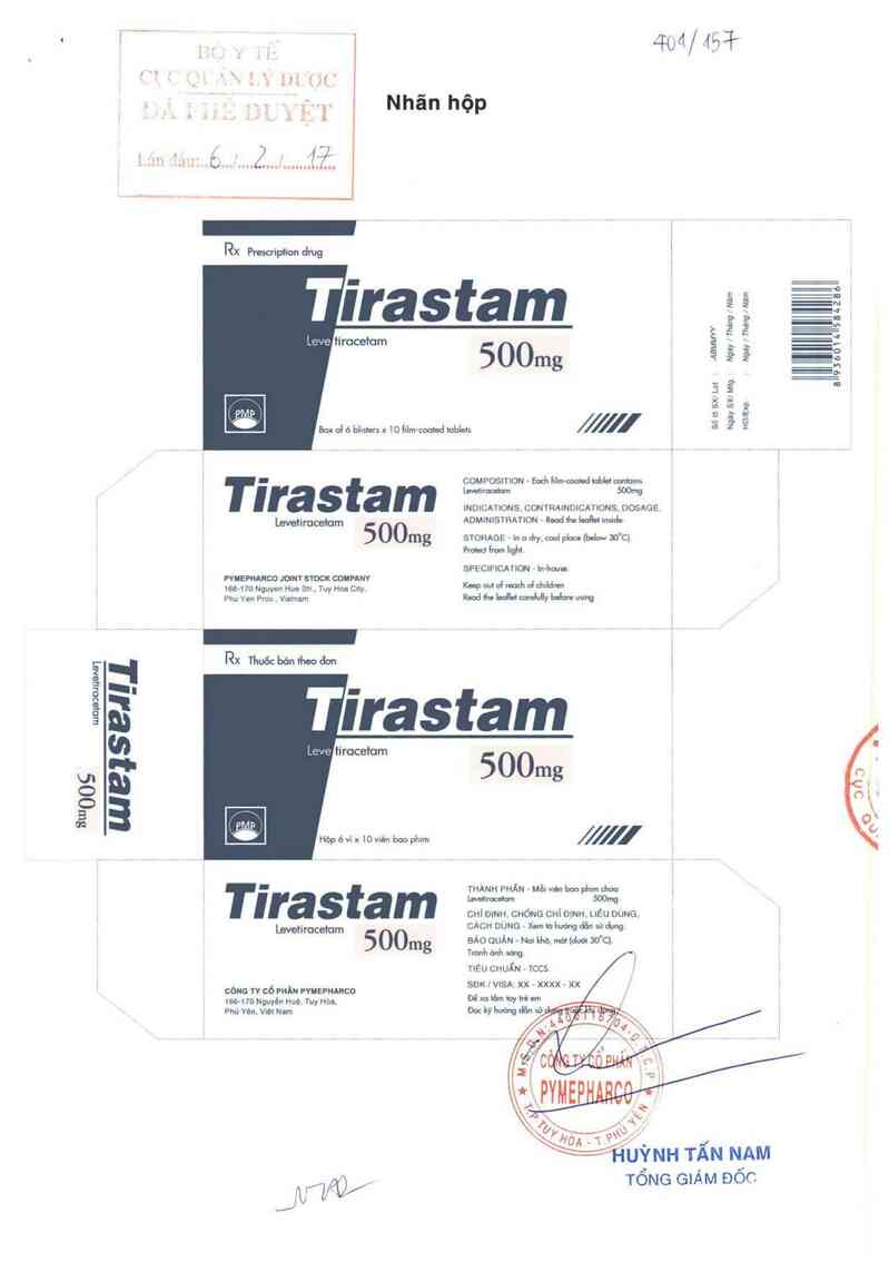 thông tin, cách dùng, giá thuốc Tirastam 500mg - ảnh 0