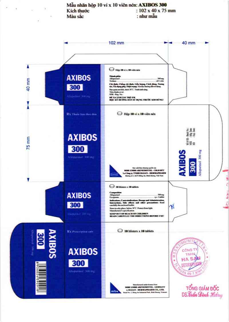 thông tin, cách dùng, giá thuốc Axibos 300 - ảnh 2