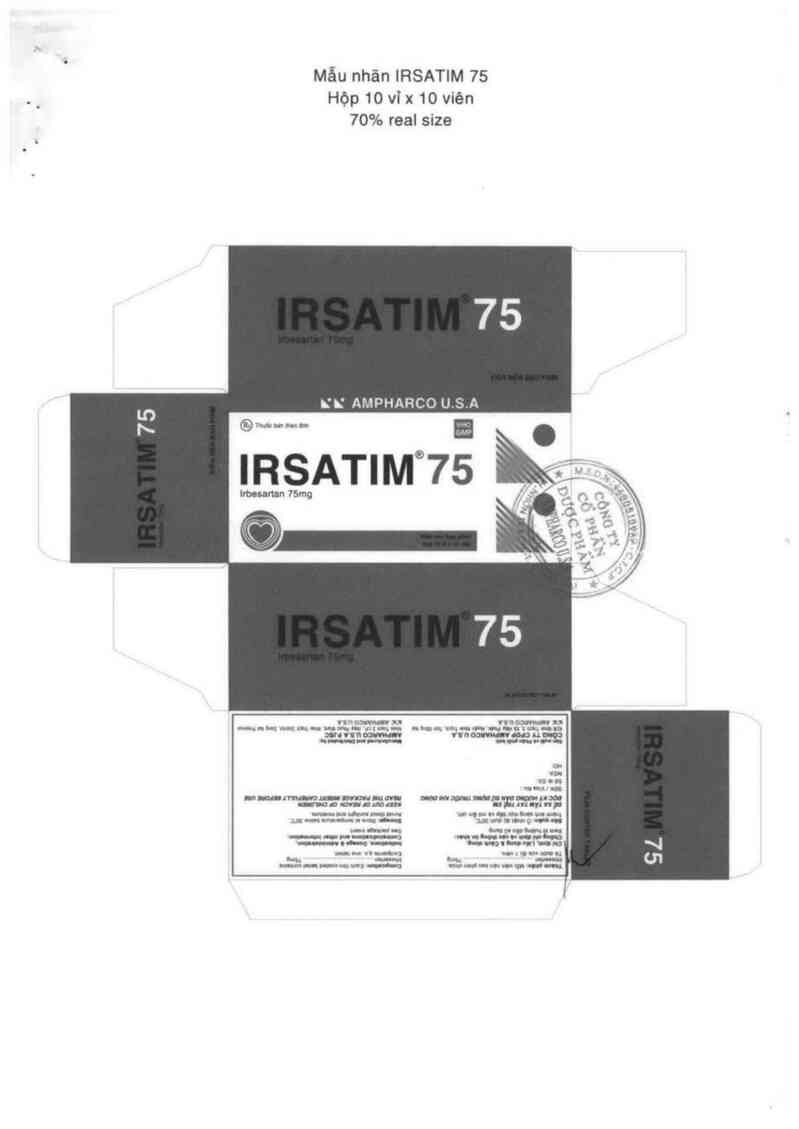 thông tin, cách dùng, giá thuốc Irsatim 75 - ảnh 2