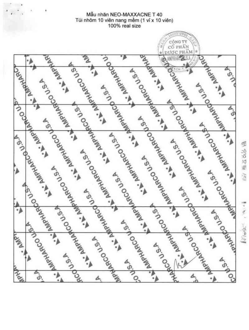 thông tin, cách dùng, giá thuốc Neo-MAXXACNE T 40 - ảnh 1
