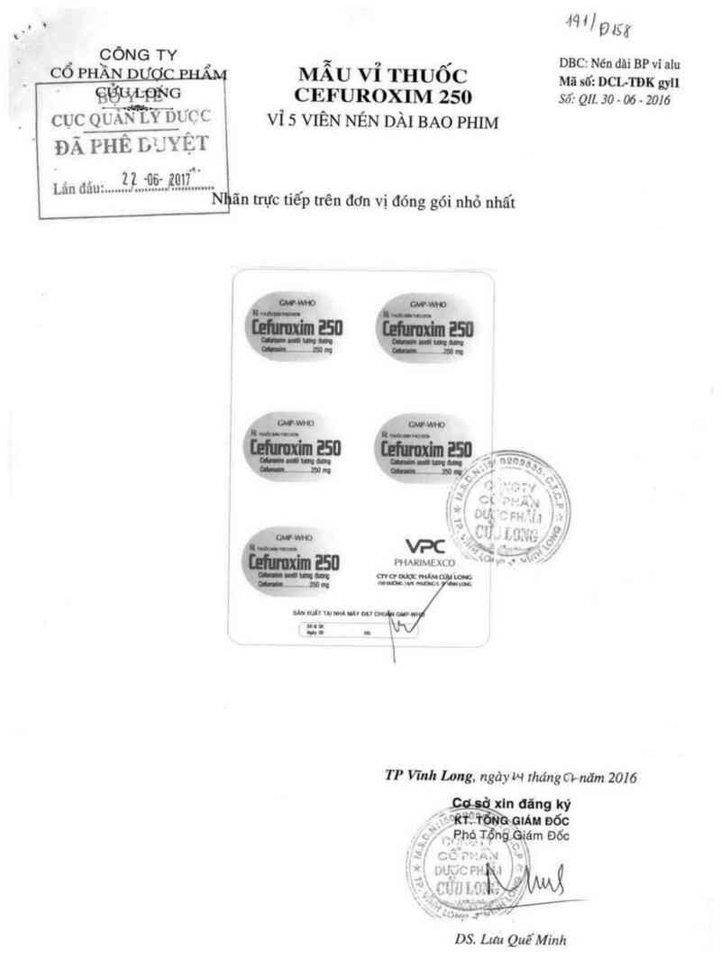thông tin, cách dùng, giá thuốc Cefuroxim 250 - ảnh 0