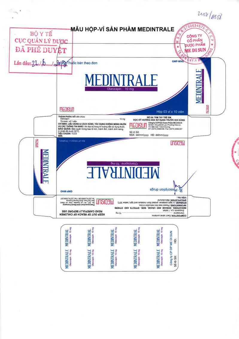 thông tin, cách dùng, giá thuốc Medintrale - ảnh 0