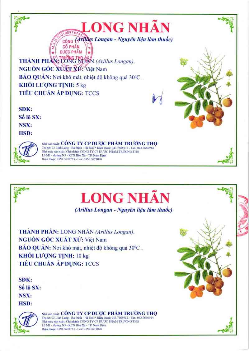 thông tin, cách dùng, giá thuốc Long Nhãn - ảnh 2