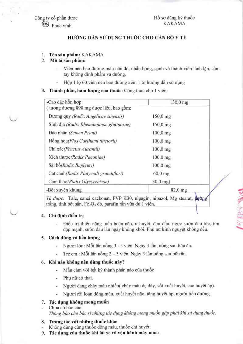 thông tin, cách dùng, giá thuốc Kakama - ảnh 2