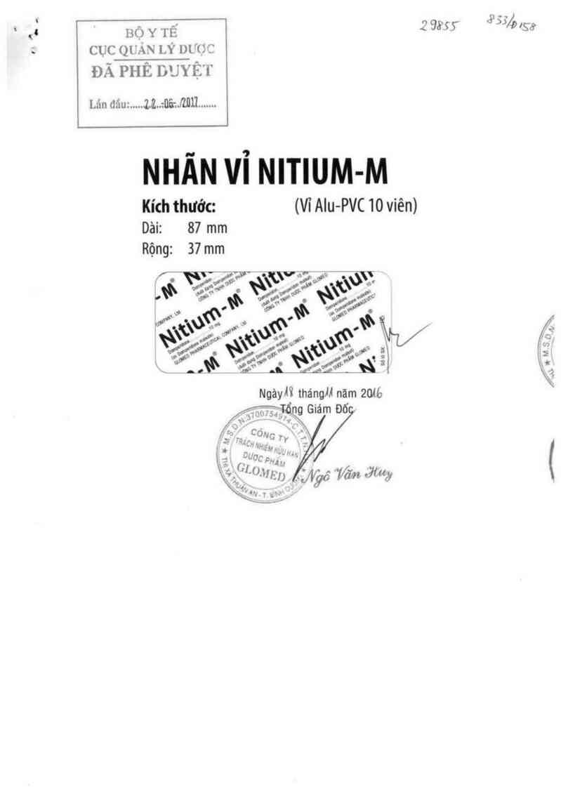 thông tin, cách dùng, giá thuốc Nitium-M - ảnh 0