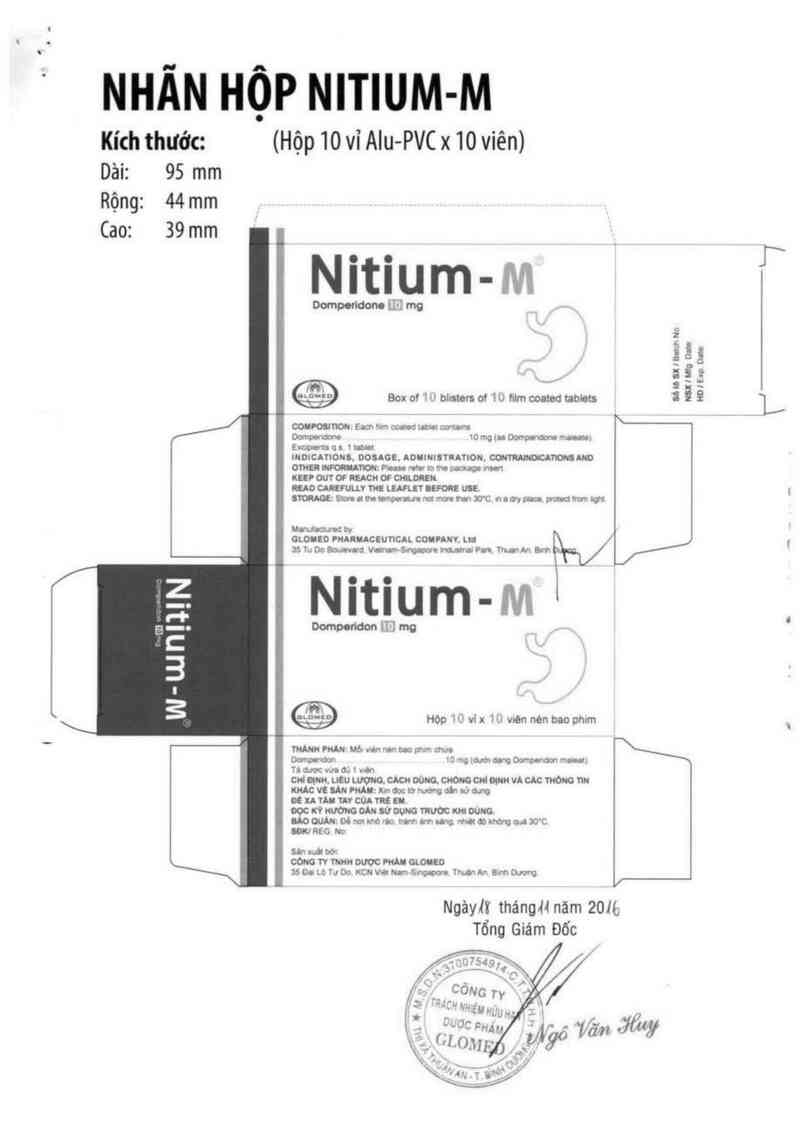 thông tin, cách dùng, giá thuốc Nitium-M - ảnh 1